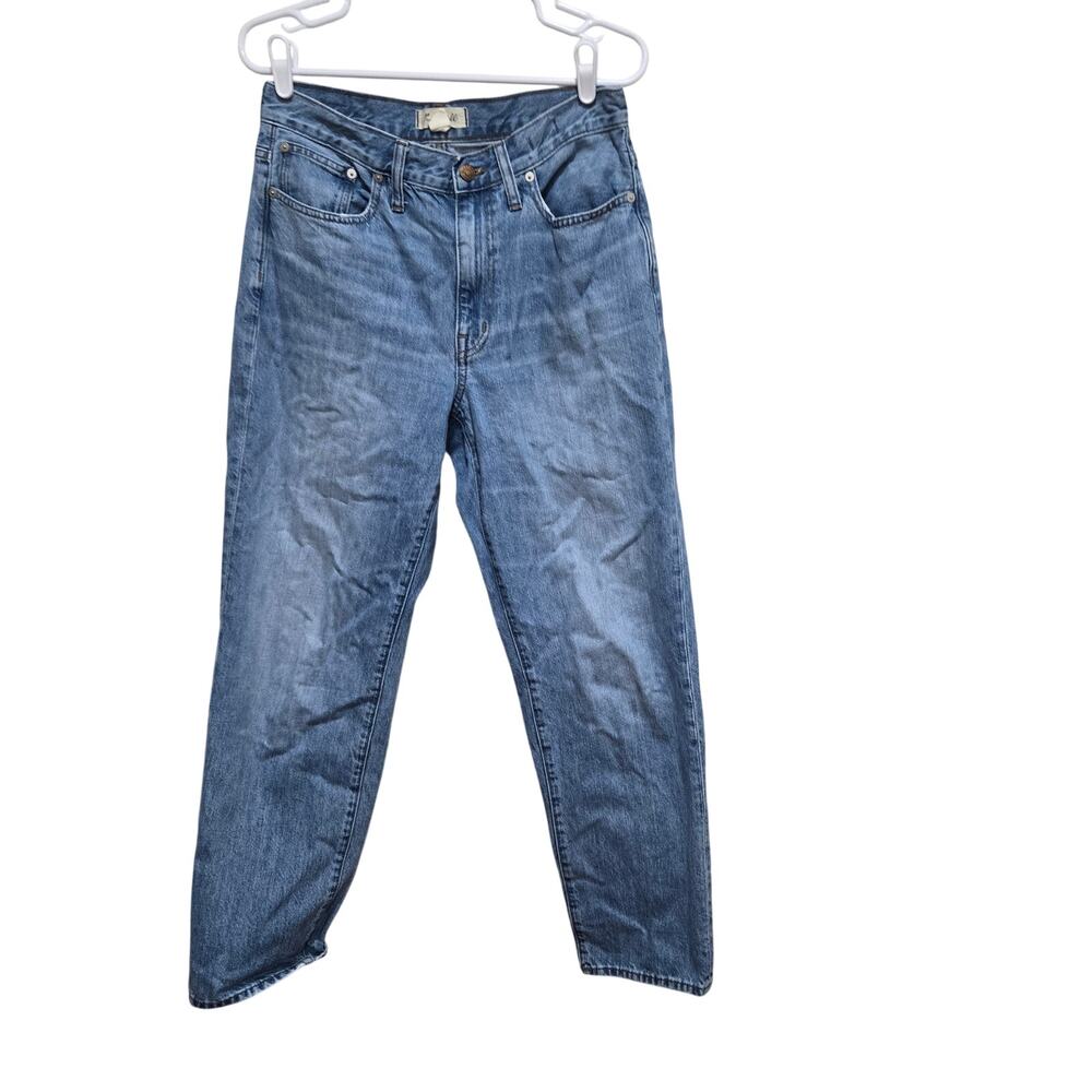 Madewell The Slouchy Boyjean Size 27 Riverspring Wash Jeans